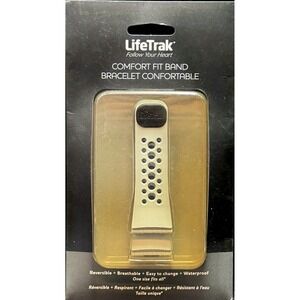 LifeTrak Comfort Fit Band Gray Fitness Tracker Watch Strap One Size New
